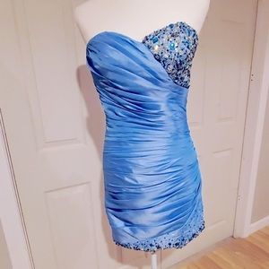 Rhinestone cocktail dress